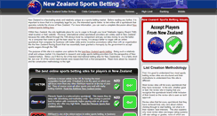 Desktop Screenshot of newzealandsportsbetting.com